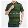 13PT1007 Men's army green fashion new design polo t shirt